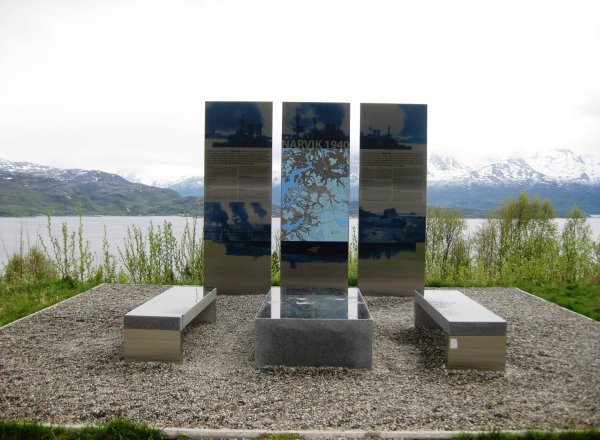 Denkmal bei Narvik