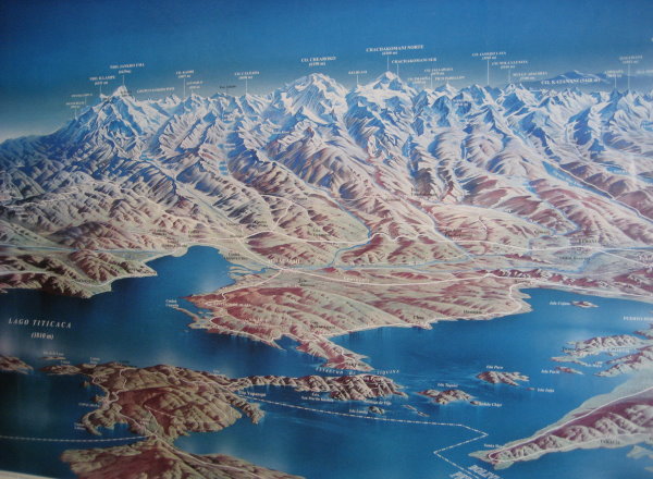 Titicacasee Karte