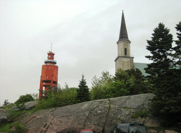 Hanko Kirche und Wasserturm